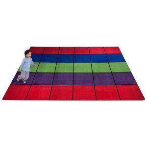 102 Colour Block Placement Rug