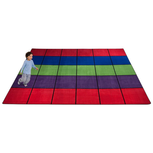 102 Colour Block Placement Rug