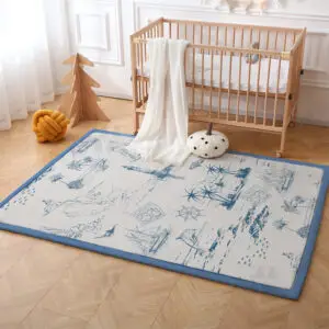 75 Cartoon Design Thick Kids Play Rug