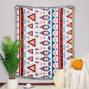 78 70% cotton 30% polyester Luxury Jacquard cotton throws