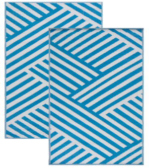 Portable RV resistant Recycled plastic outdoor mat